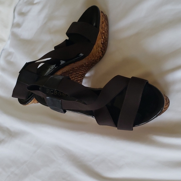 BCBGirls Shoes - BCBGirls brown wedge sandles